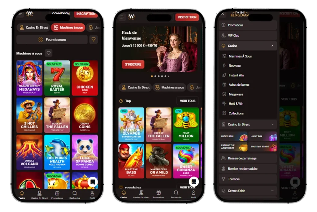 WinKingdom Casino app